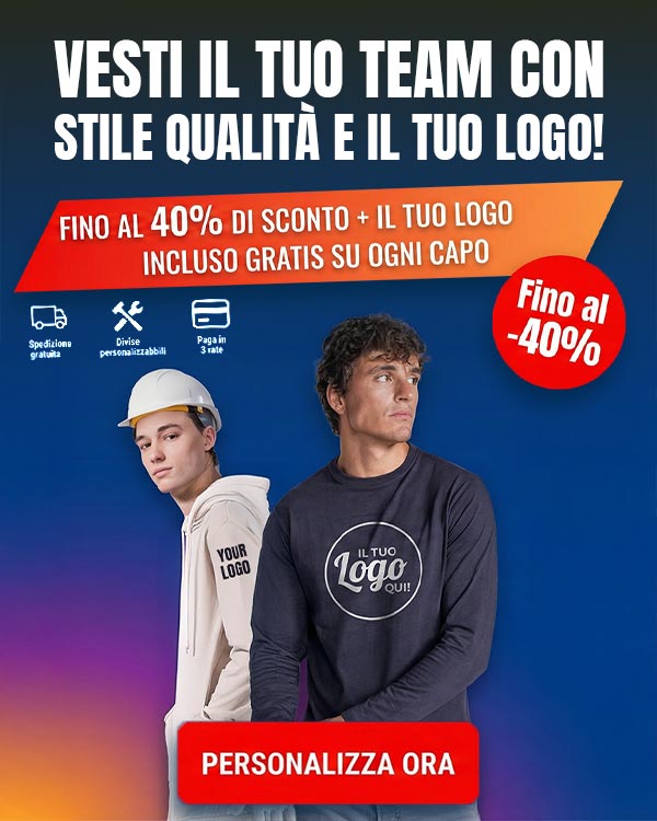 personalizza abbigliamento da lavoro