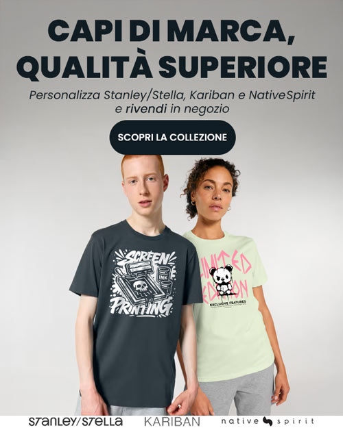 Capi di marca personalizzabili